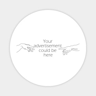 Your advertisement could be here (black text) Magnet